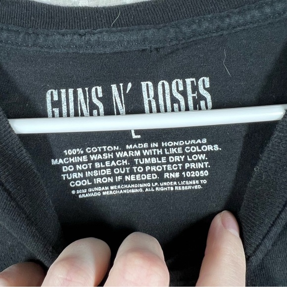 Guns N' Roses Black Graphic Print Band Tee - Picture 2 of 3
